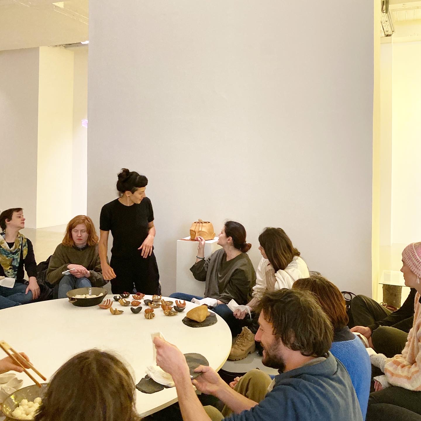 sculpture tête céramique