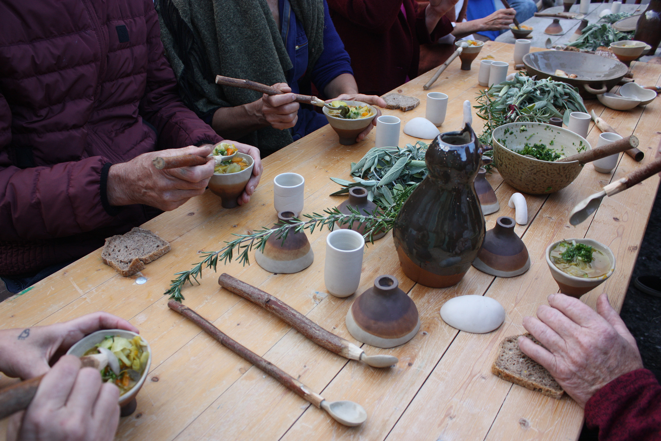 sculpture tête céramique